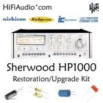 Sherwood HP1000 Restoration Recap Repair Service Rebuild Kit Filter Capacitor. Fixed Price $185.00.