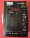 Panasonic Rx SR29 Portable Cassette Tape Player, Radio Speaker, Tested, Clean. Fixed Price $34.99.
