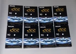 Lot (8) Philips Dcc 90 Min Blank Digital Compact Cassette Tapes New/sealed Nos. Fixed Price $149.00.