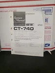 Pioneer CT-740 CT740 Tape Deck Service Manual **original**. Fixed Price $12.79.