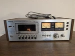 Hitachi D-410 Stereo Cassette Deck, Powers On, Parts Only. Fixed Price $45.00.