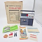 Vtg Crowncorder CTR-8750 Solid State Tape Recorder Made In Korea Cassette Tested. Fixed Price $63.92.