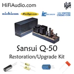 Sansui Q-50 Amplifier Rebuild Restoration Capacitor Kit Fix Repair Instructions. Fixed Price $95.00.