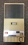 Sanyo Solid State M-18, Cassette Tape Recorder With Cover, Untested. Fixed Price $14.99.