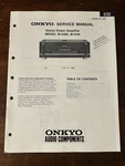 Onkyo M-5300 M-5100 Stereo Power Amplifier Service Manual Original Oem. Fixed Price $24.99.