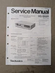 Technics RS-B68R Silverface Cassette Deck Service Manual D-4962. Fixed Price $54.95.