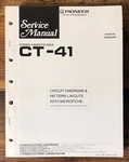 Pioneer CT-41 Cassette Service Manual *original*. Fixed Price $14.97.