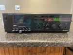 Sharp RT-115 Vintage Stereo Cassette Deck Great Condition New Belt Working. Fixed Price $100.00.