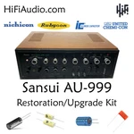 Sansui AU-999 Rebuild Restoration Recap Service Kit Repair Capacitor Transistor. Fixed Price $165.00.