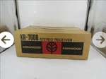 Nos Kenwood KR-7600 Vintage Stereo Receiver New Old Stock Tested Box. Fixed Price $1850.00.