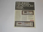 Aiwa AD-6900U, AD-6800 Cassette Ad, Page, 1979, Article, Specs + Info. Fixed Price $9.99.
