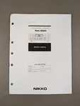 Nikko NA-850 Integrated Amplifier Service Manual D-1521. Fixed Price $74.95.