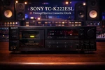 Sony TC-K222ESL Rare Vintage Stereo Cassette Deck. Fixed Price $2499.00.