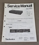Technics Stereo Integrated Amplifier SU-V57 Service Manual D-4515. Fixed Price $54.95.