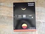 Original Technics RS-M275X Cassette Deck Dealer Brochure / Handout. Fixed Price $19.95.