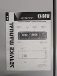 Kenwood KX-94W Stereo Double Cassette Tape Deck Service Manual D-5671. Fixed Price $64.95.