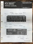 Kenwood KA-880D Amplifier Service Manual *original*. Fixed Price $29.97.