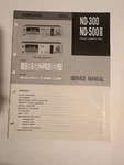 Nikko ND-300 ND-500 Ii Stereo Cassette Deck Service Manual. Fixed Price $24.95.