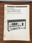 Tandberg Tcd Cassette Circuit Diagrams Alignment Manual *original* #2. Fixed Price $24.97.