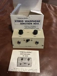 Realistic 33-1010 Dual Stereo Headphone Junction Box W/volumes New In. Fixed Price $24.99.