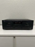 *tested* Yamaha K-902 Stereo Double Cassette Deck Black Dolby. Fixed Price $99.95.