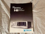 Vintage Kyocera 801 Cassette Deck Brochure Pamphlet Spec Sheet. Fixed Price $19.99.