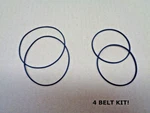 Belts Fit Sony TC-W421 Dual Cassette Deck (four Kit) Lot Of New!!. Fixed Price $13.15.