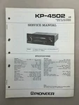Pioneer KP-4502 Original Service Manual Free Shipping. Fixed Price $14.00.
