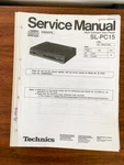 Technics SL-PC15 Cd Player Service Manual *original*. Fixed Price $14.97.