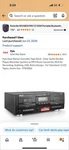 Pyle Dual Cassette Deck Stereo Tape Recorder Hi-fi Sound Quality, Black. Fixed Price $125.00.