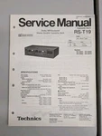 Technics RS-T19 Stereo Double Cassette Deck Service Manual D-5457. Fixed Price $54.95.