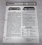 Shure Model & M615AS-2E Analyzer System Original Data Sheet L017. Fixed Price $14.40.