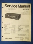 Technics RS-B107 Cassette Service Manual Original Factory Issue Real Thing. Fixed Price $13.48.