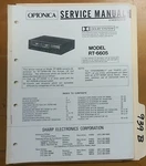 Optonica Rt 6605 Service Manual Original Repair Book Stereo Tape Recorder Player. Fixed Price $29.88.