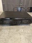 Sony TC-WE605S Dual Cassette Deck With Dolby B,c,s Tested. Fixed Price $199.00.