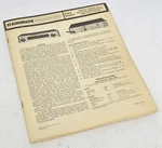 Vtg Shure Data Sheet Models M615AS/M615AS-2E Equalization Analyzer System MAG11. Fixed Price $9.95.