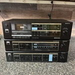 Vintage Sanyo Rd 240-2, Jt 240, Ja Stereo Cassette Am/fm Receiver Powers On!. Fixed Price $100.00.