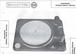 1956 Miraphon XM110A Turntable Service Manual Photofact Record Player Sams. Fixed Price $11.04.