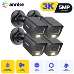Annke 3K Video Cctv Security Camera 5MP Outdoor Ai Color Night Audio Recording. Fixed Price $94.49.