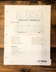 Yamaha K-850 Cassette Service Manual *original*. Fixed Price $29.97.