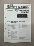 Aiwa AD-WX200 Original Service Manual Free Shipping. Fixed Price $14.00.