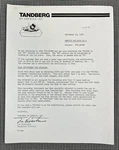Tandberg Service Bulletin NO.4 1979: Shipping & Modifying TCD-340AM J01055. Fixed Price $14.79.