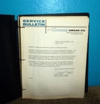 Thomas Organ AR-2 VL-3, BL-1 /2 BT-1 Service 1964 Schematics/phantom Drawings. Fixed Price $16.95.