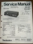 Technics RS-B7 RS-907 Cassette Deck Service Manual Original. Fixed Price $29.99.