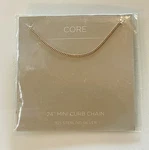 New Origami Owl Core 24-26 Gold Over Sterling Silver 925 Mini Curb Chain CR2001. Fixed Price $18.95.