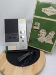 Vtg Eaton Viking Model 12-119 Solid State Cassette Recorder W/ Mic & Box Powers. Fixed Price $32.62.