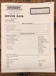 Superscope A-225 Amplifier Service Manual *original*. Fixed Price $19.97.