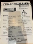 Orig. Sharp Optonica RT-3535 RT3535 Repair & Service Manual *original**. Fixed Price $13.99.