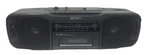 Sony CF-200 Am/fm Radio Cassette Recorder Boombox Tested Working Plug-in. Fixed Price $79.99.