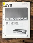 Jvc DD-66 Cassette Service Manual *original*. Fixed Price $24.97.